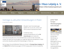 Tablet Screenshot of europa-haus-leipzig.de
